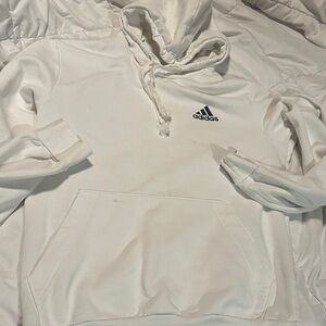 Adidas Classic White Pullover Hoodie